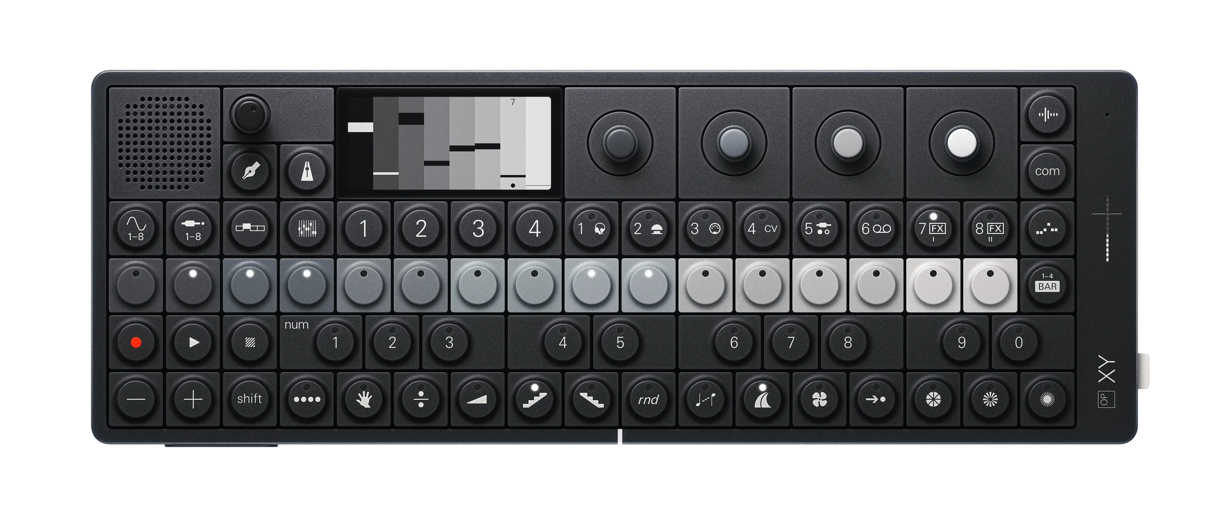 The OP-XY in glorious black metal